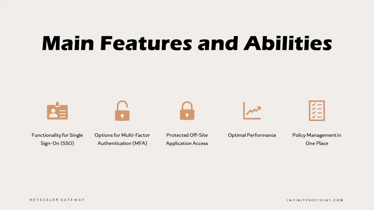 Main Features and Abilities