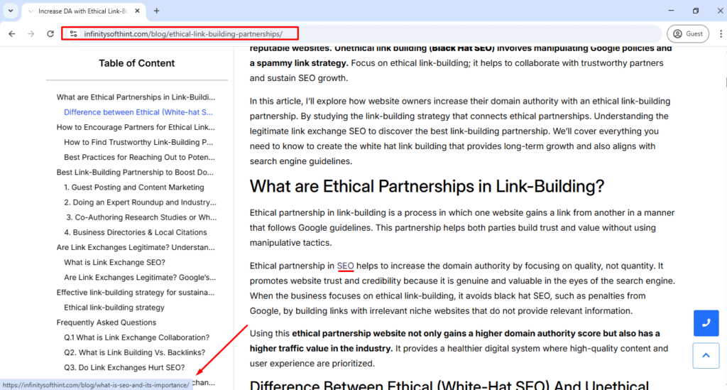 Improve Internal Linking Improve Internal Linking