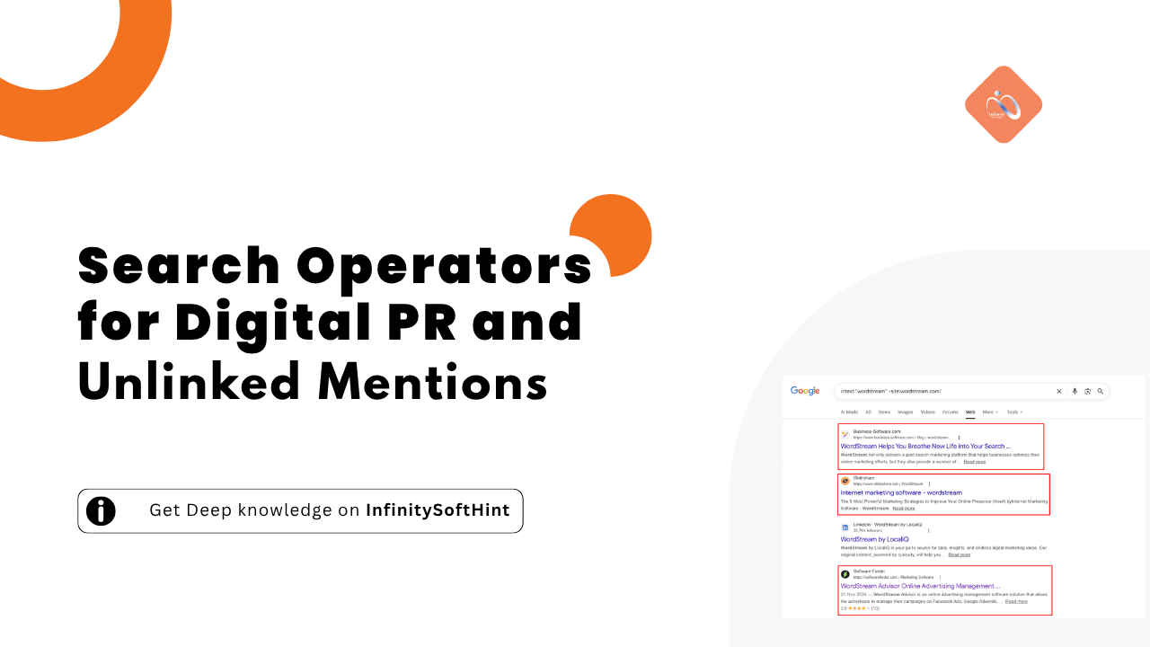 A complete guide to using Google search operators for digital PR and finding unlinked brand mentions.