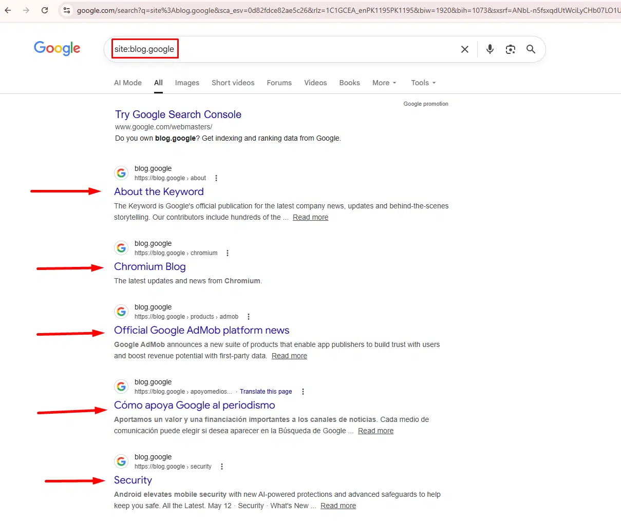 New Domain Successfully Indexed - Verifying Site Migration With Google Site Operator