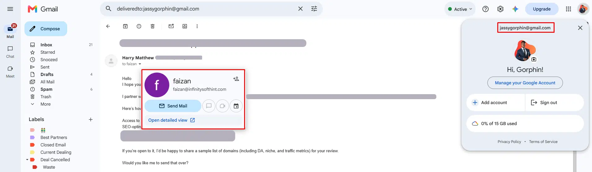 deliveredto: Gmail Search Operator Using deliveredto: operator shows emails come from multiple email aliases.