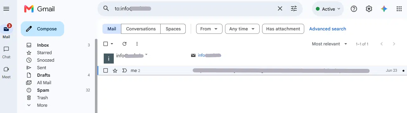 to: — Gmail Search Operator to: operator that shows every email you sent to that address.